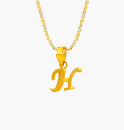 The Italic H Pendant